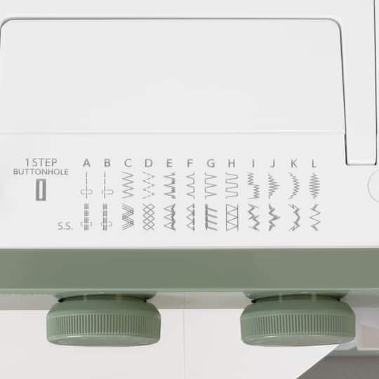 Janome 1522 Mechanical 22-Stitch Sewing Machine with Wide Sewing Bed